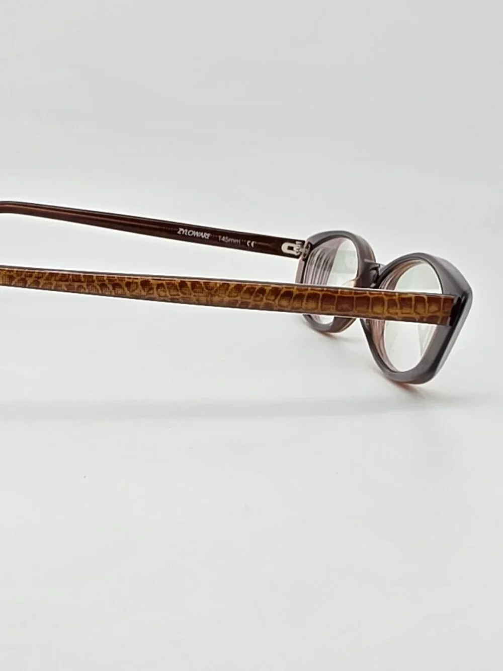 Via Spiga Zyloware Napoli 570 Brown Petite Cat Eye Eyeglasses Frame 50-17-145